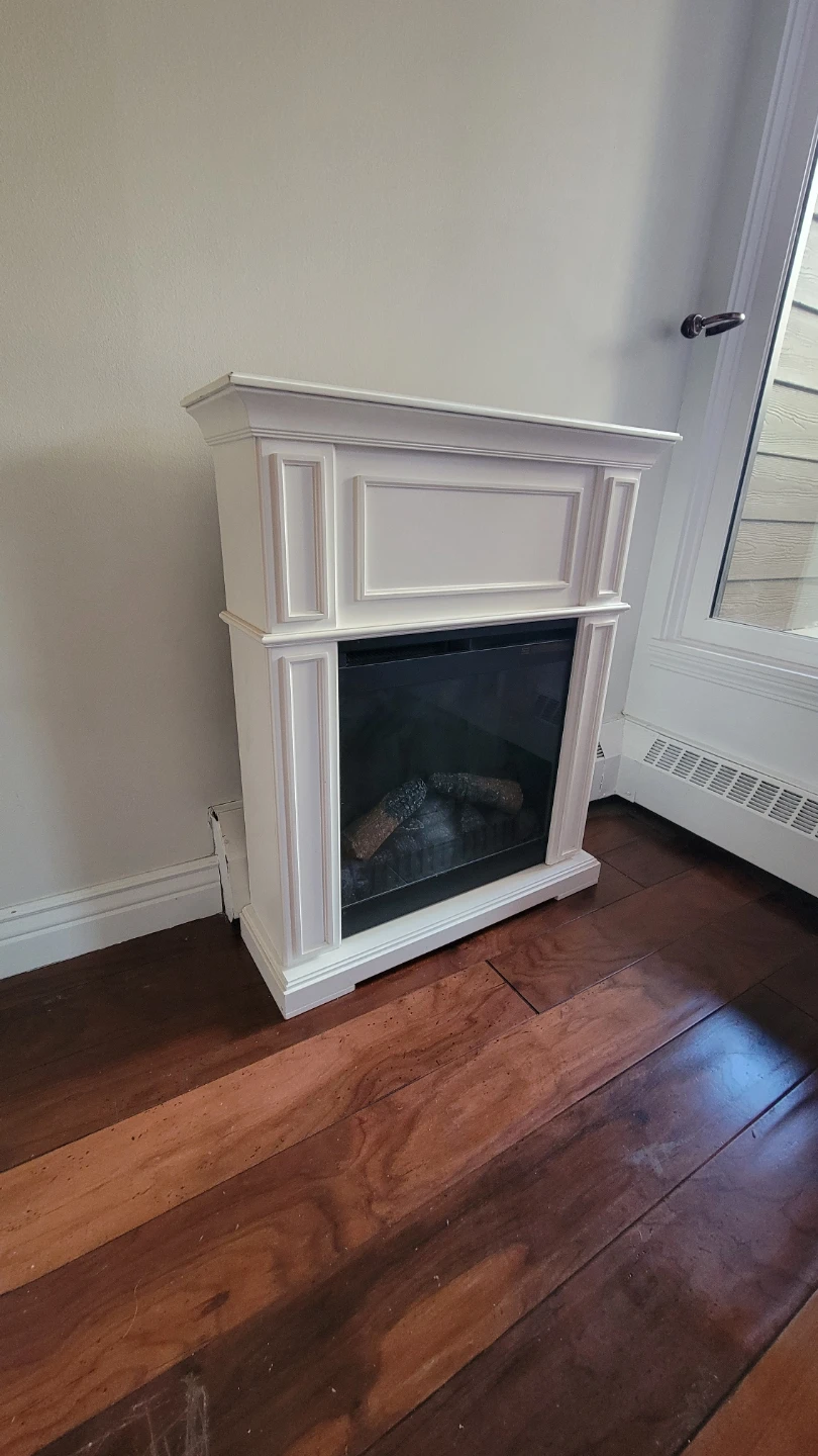Electric Fireplace Heater with Mantel - photo 2