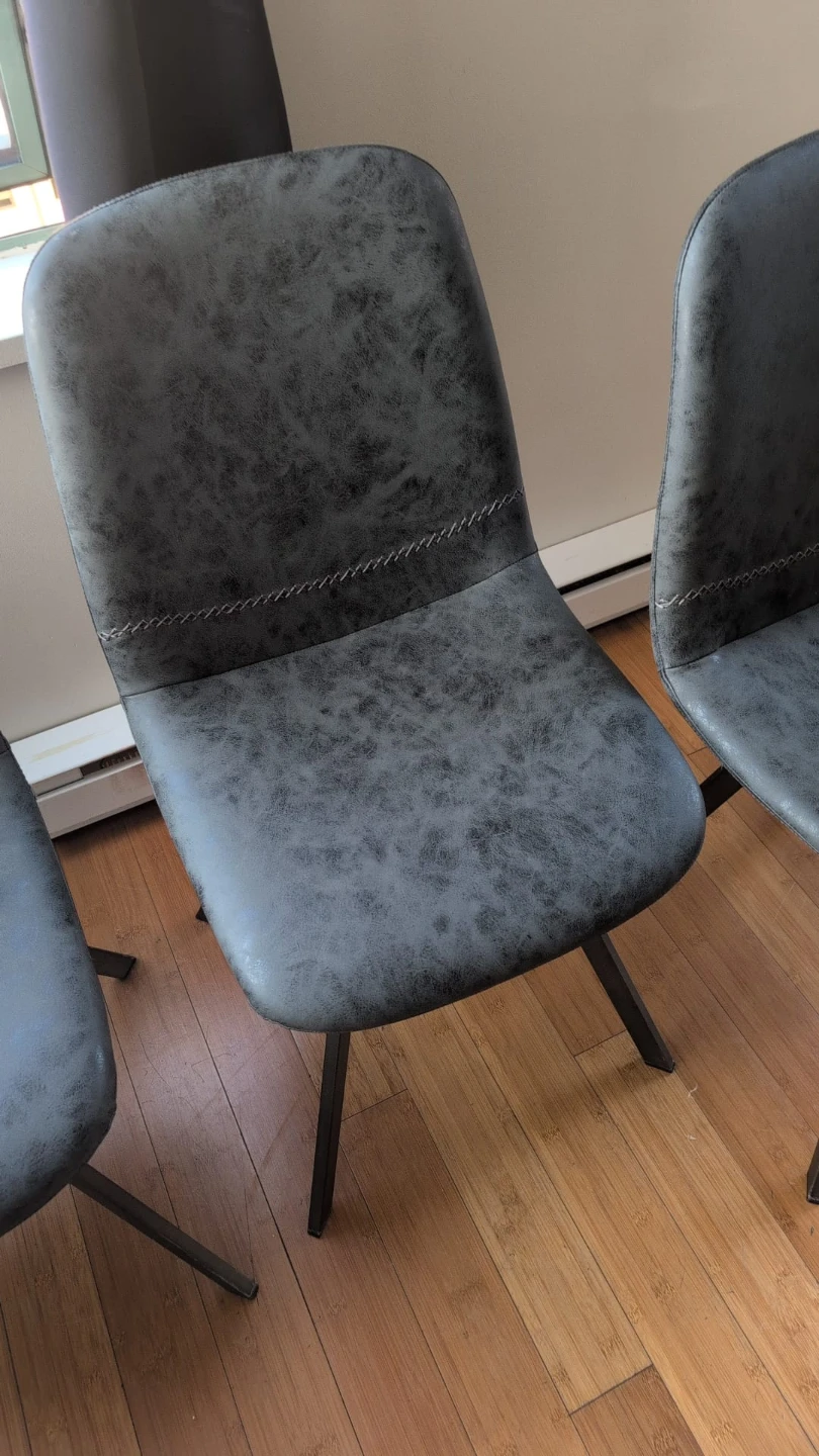 Glass Dining table with 4 chairs - photo 2