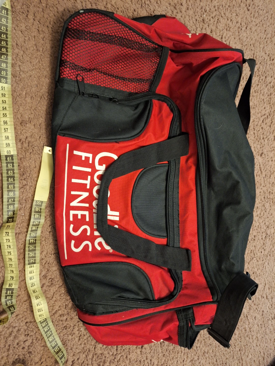 GoodLife Fitness Gym Bag - Red and Black - photo 5
