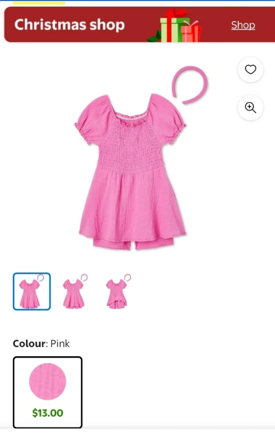 Pink Dress with Headband