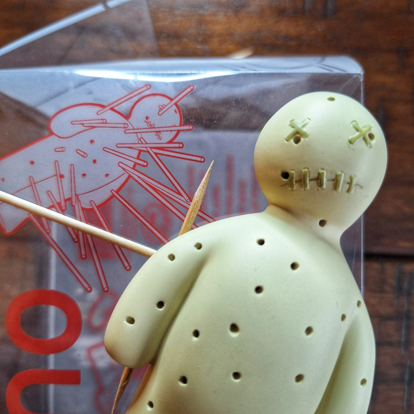 Fred Ouch! Voodoo Doll Toothpick Holder - Like New, in Box - photo 2