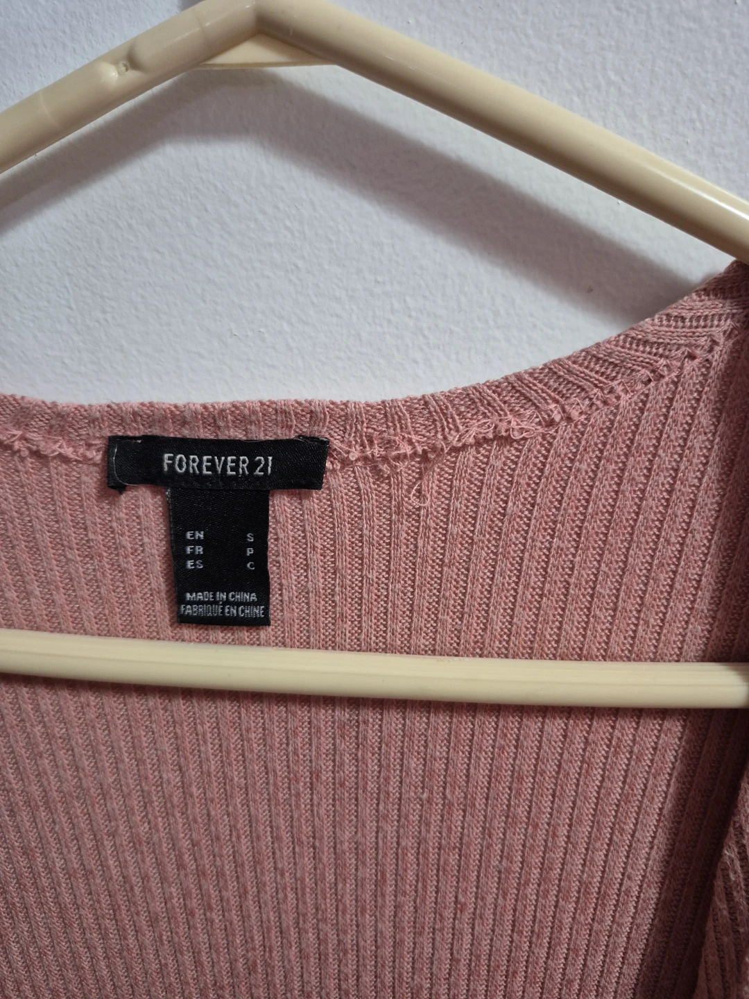 Forever 21 Pink Ribbed Cardigan Sweater - photo 3