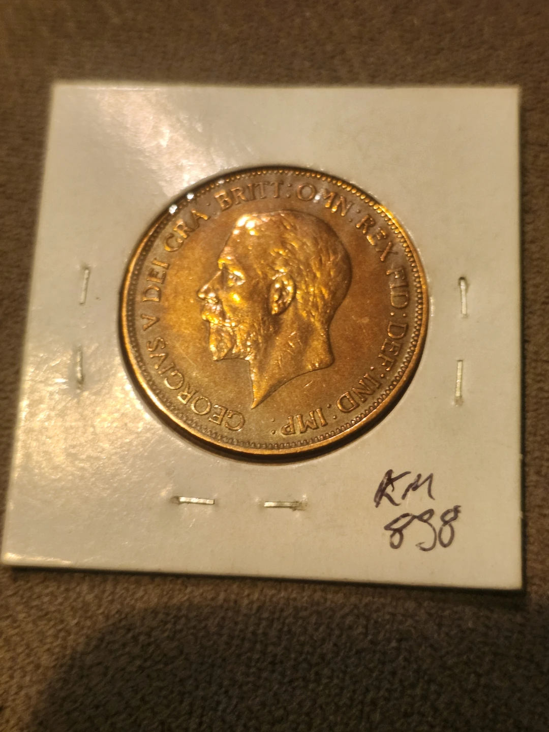 1936 Great Britain One Penny Coin - photo 2