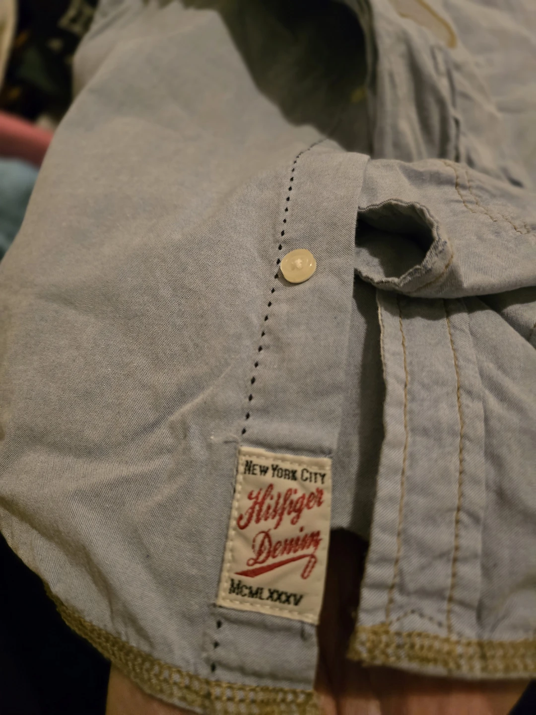 Tommy Hilfiger Denim Shirt - Size Large - photo 2