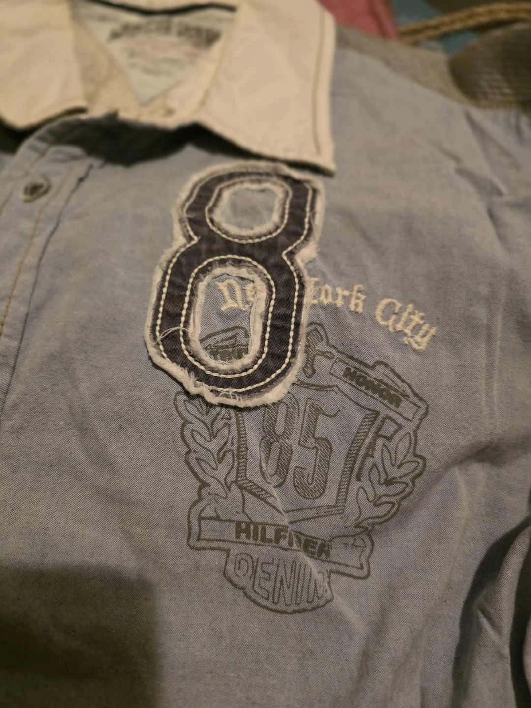 Tommy Hilfiger Denim Shirt - Size Large - photo 5