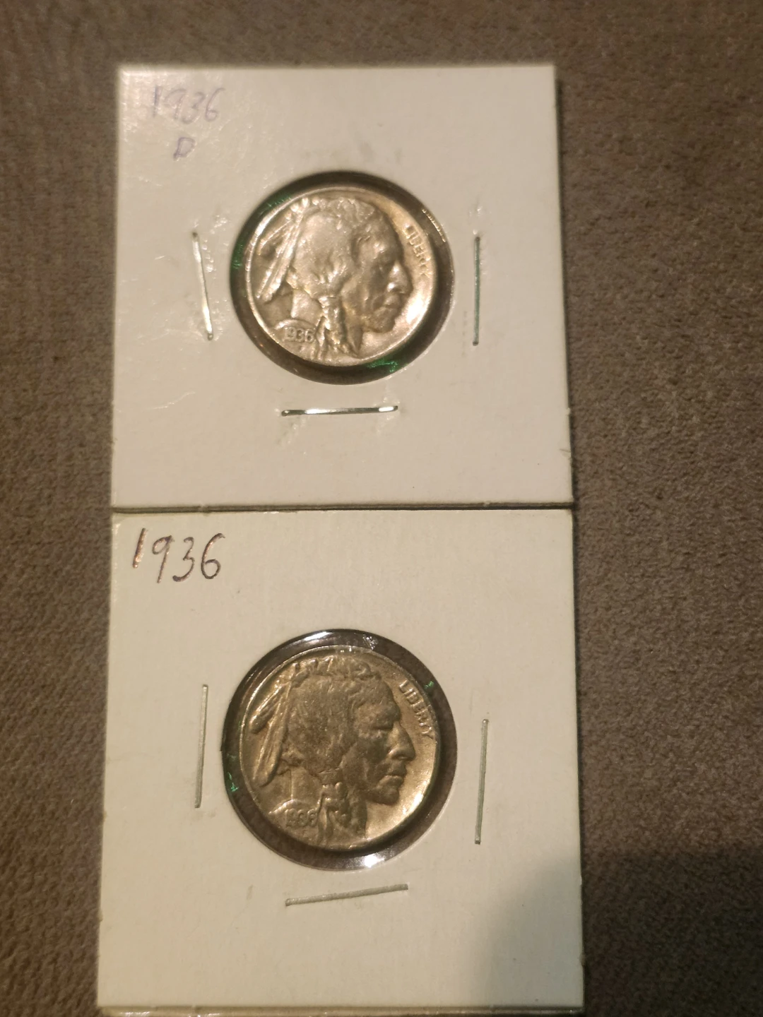 1936 Buffalo Nickel Set