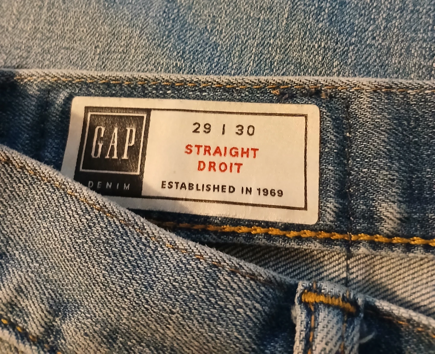 Gap Denim Straight Jeans - Size 29/30 - photo 2