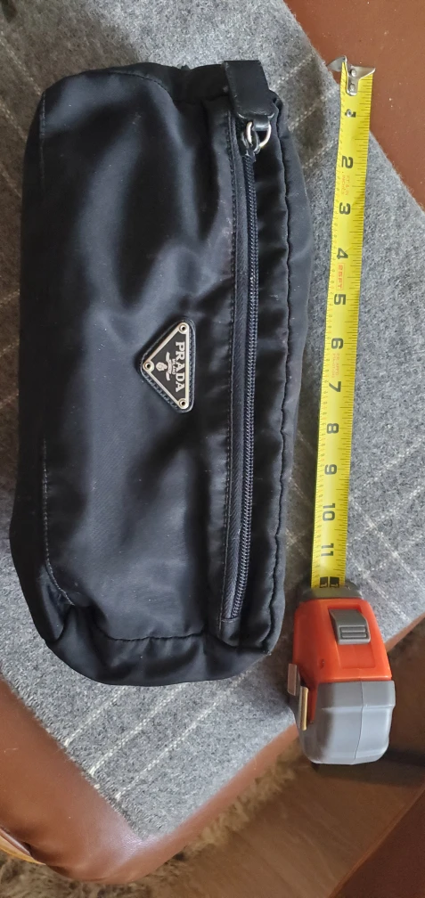 Prada Black Nylon Travel Pouch - photo 2
