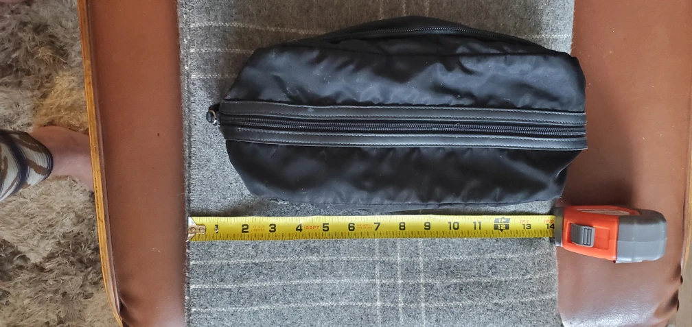 Prada Black Nylon Travel Pouch - photo 3
