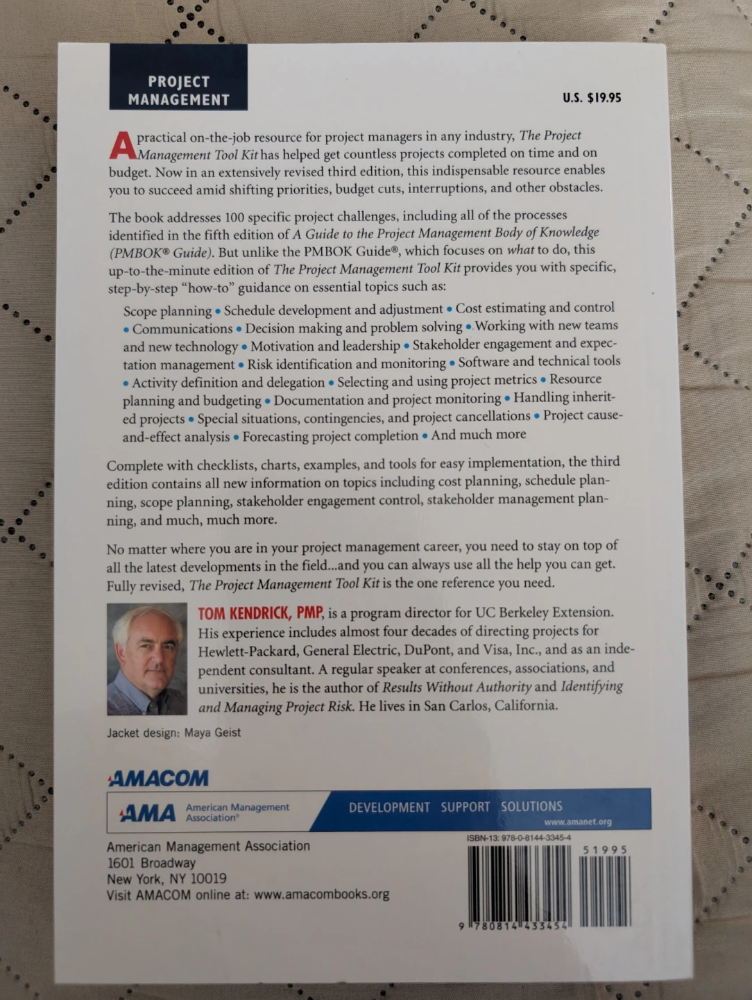 The Project Management Tool Kit by Tom Kendrick - photo 2