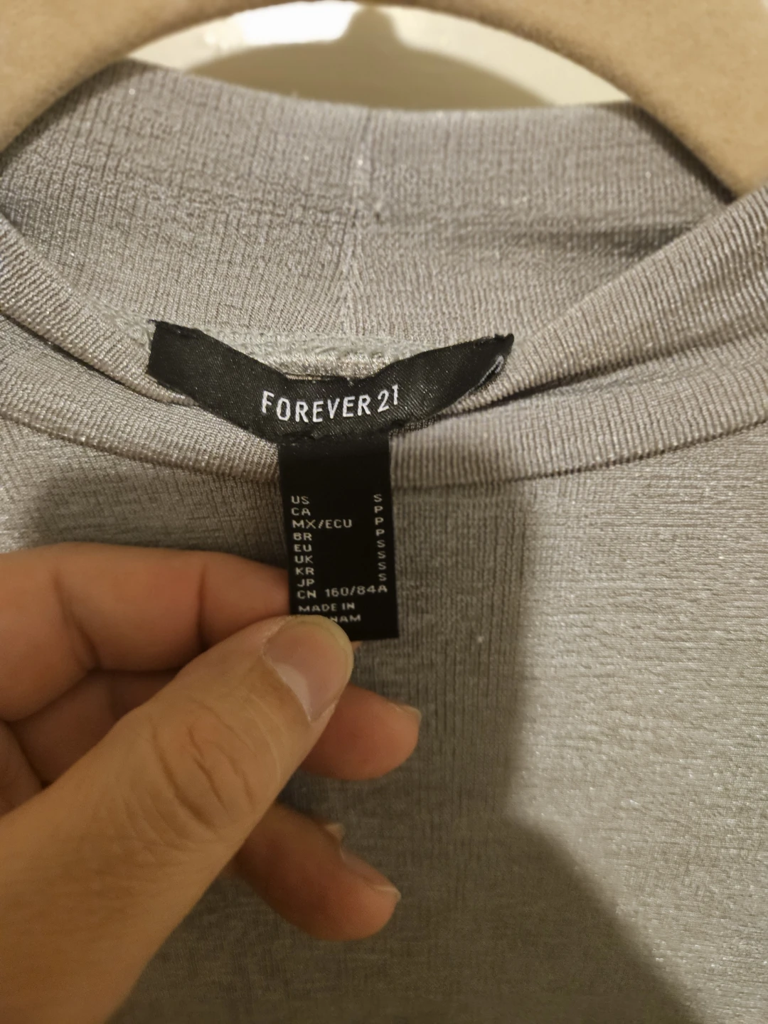 Forever 21 Ruched Long Sleeve Gray Dress Size S - photo 3