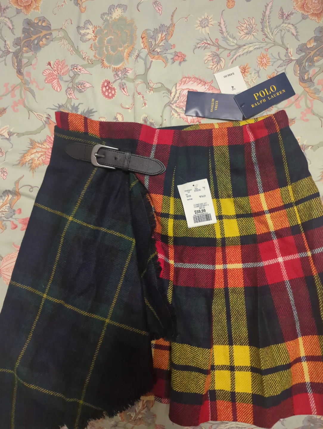 Ralph Lauren skirt with faux belt
