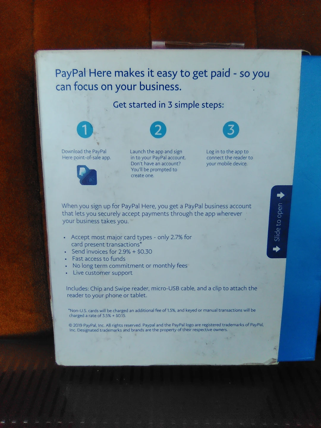 New PayPal Here Chip and Swipe Reader - photo 2