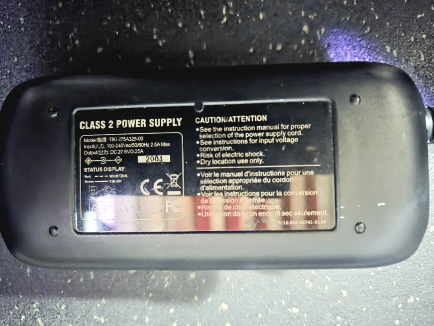 Class 2 Power Supply Model: T90-275A325-00 - photo 4