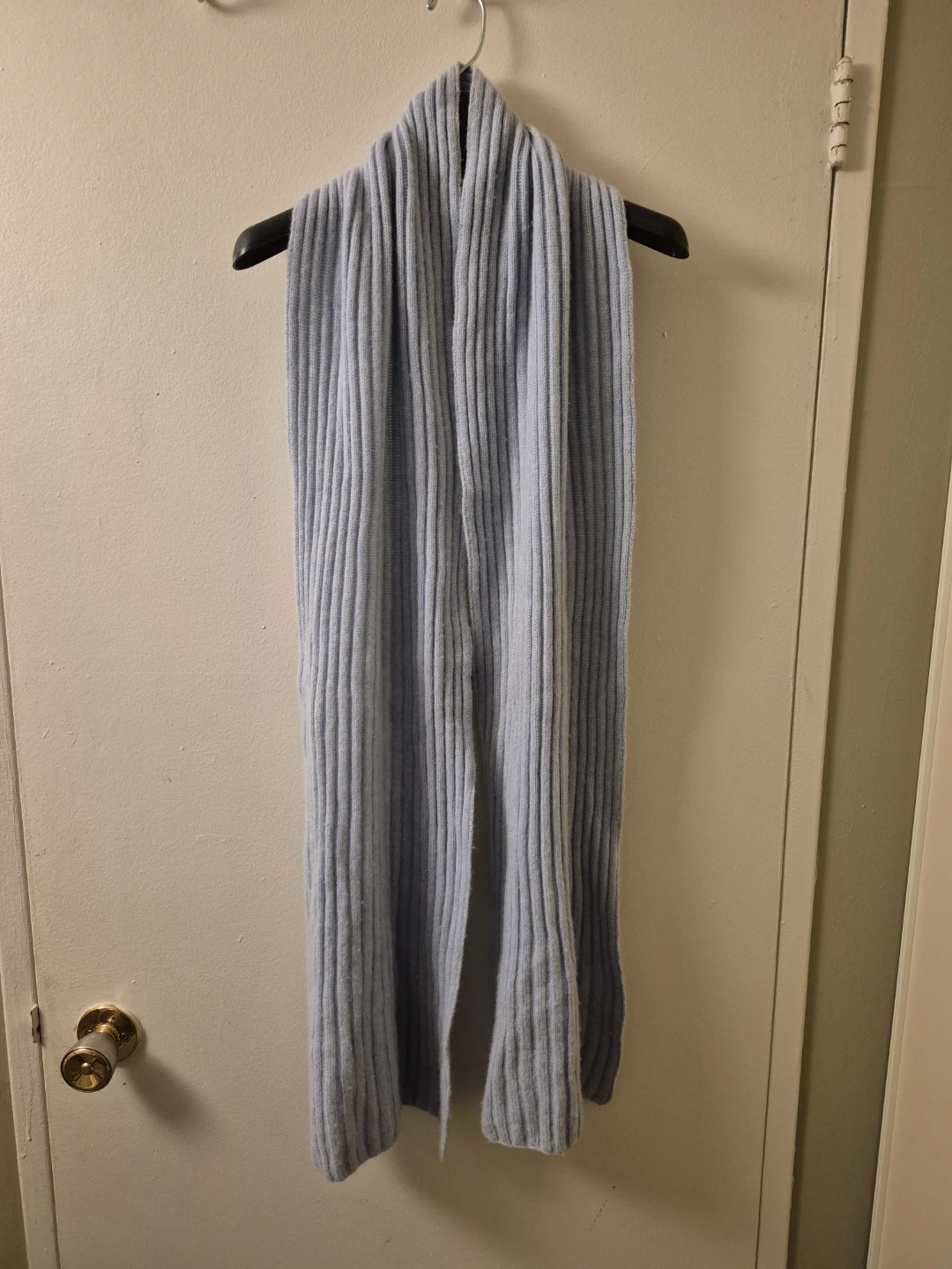 Light Blue Cashmere Scarf