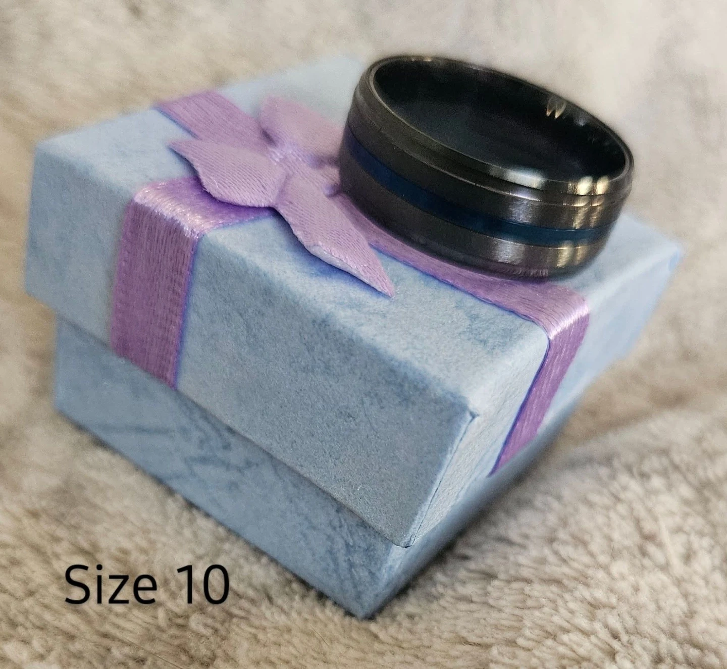 NEW! Titanium Steel Ring Size 10