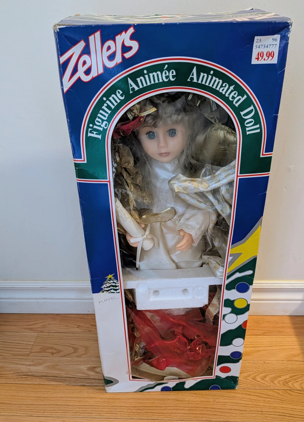 Zellers Animated Angel Doll Figurine (Plug In)