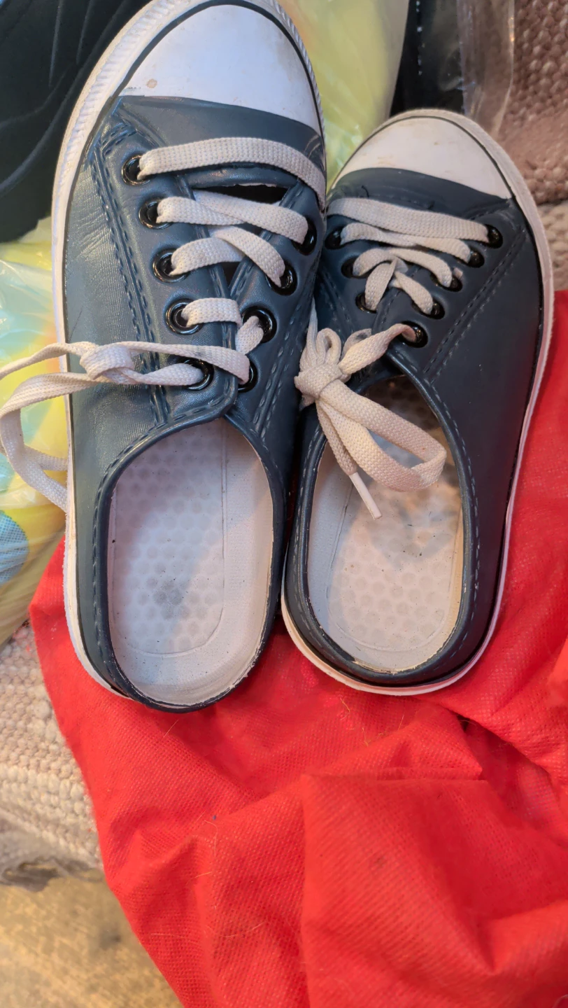 Blue Slip-On Sneakers - Size 38