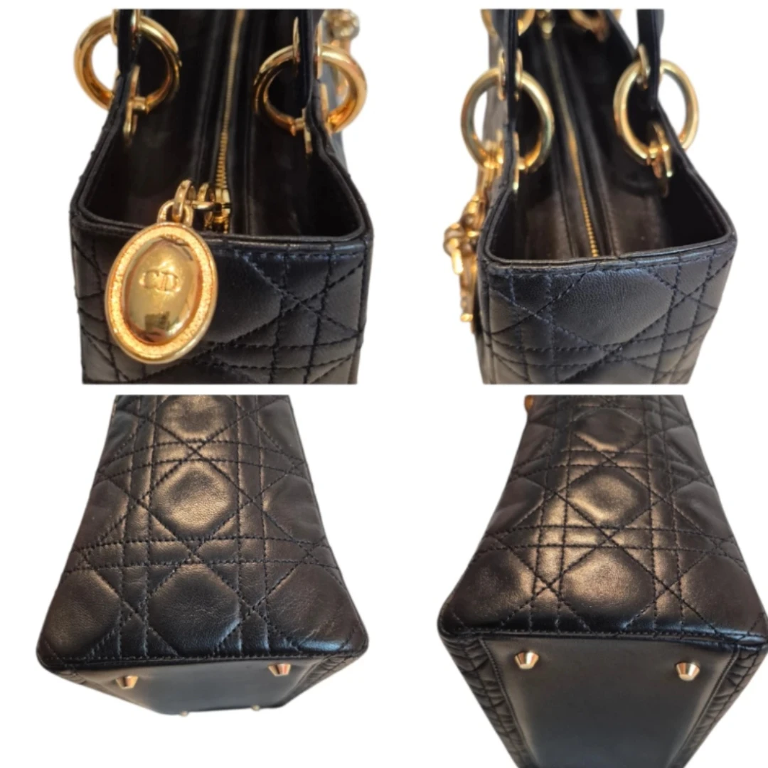 Lady Dior Cannage Lambskin Handbag - photo 5