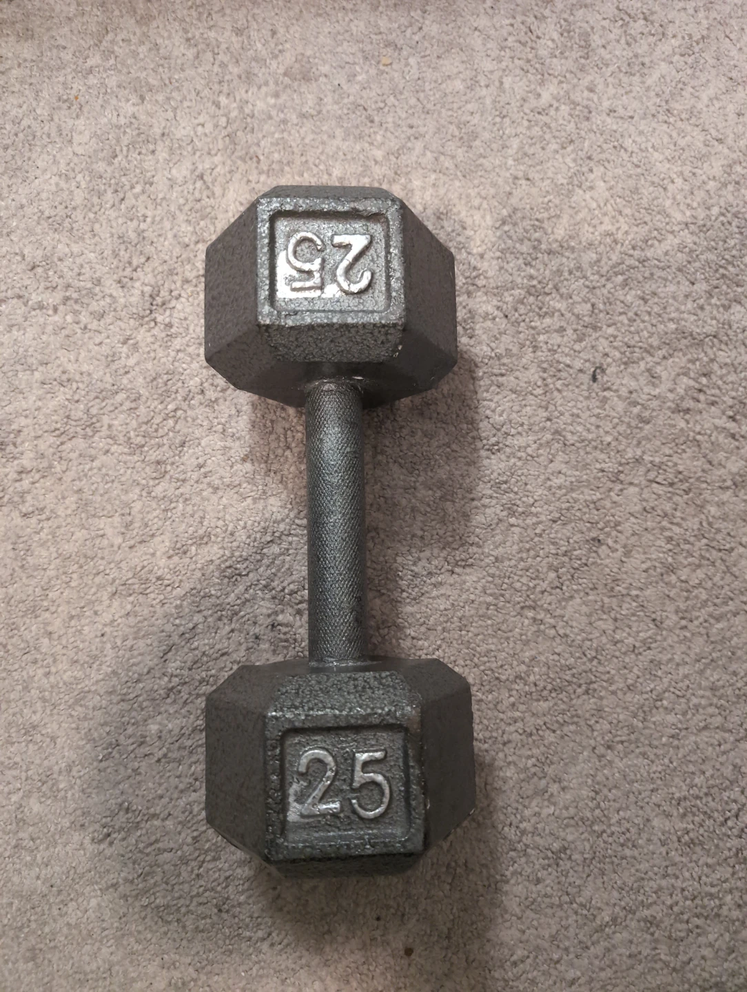 25lb Hex Dumbbell