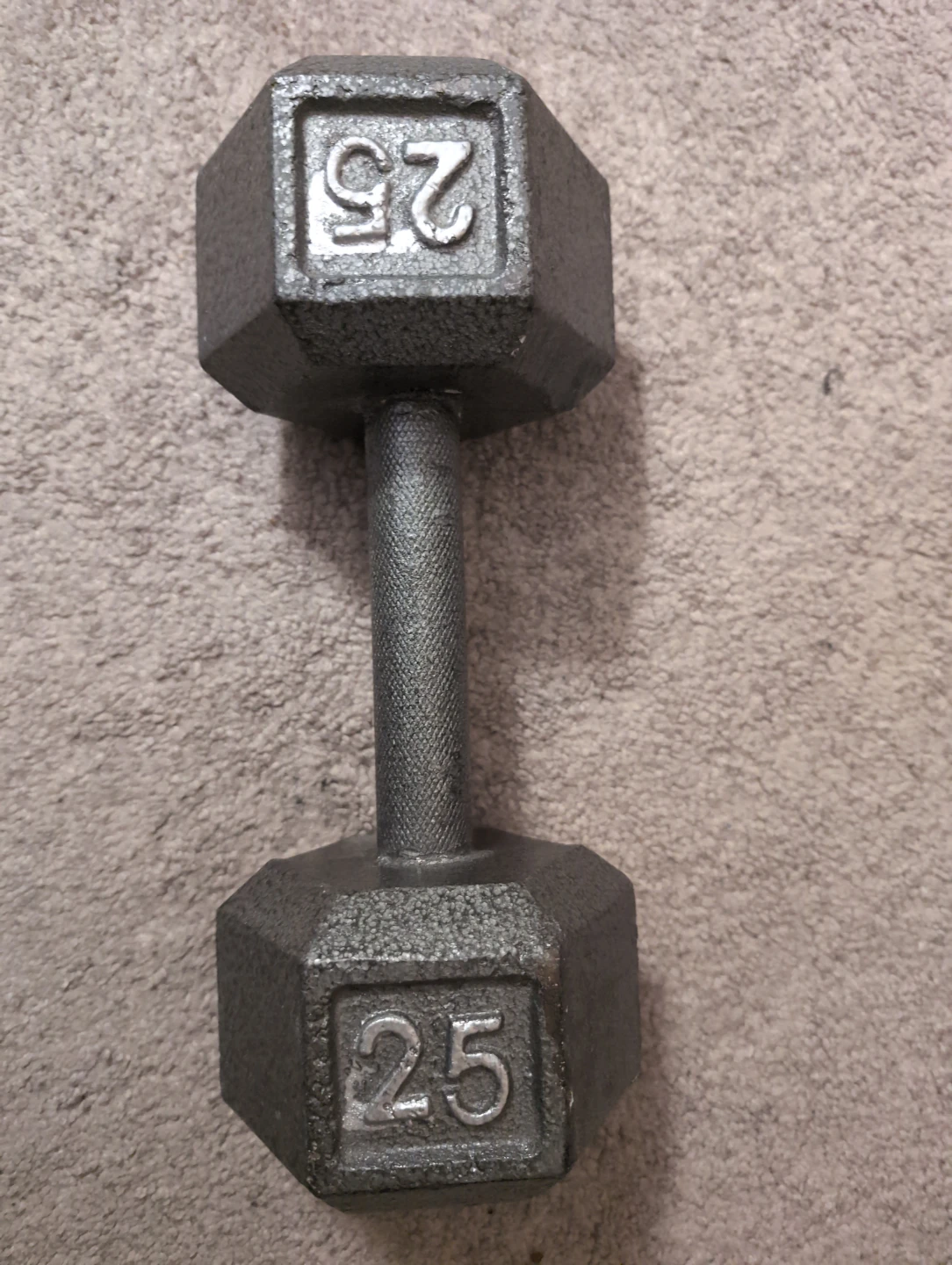25lb Hex Dumbbell - photo 3