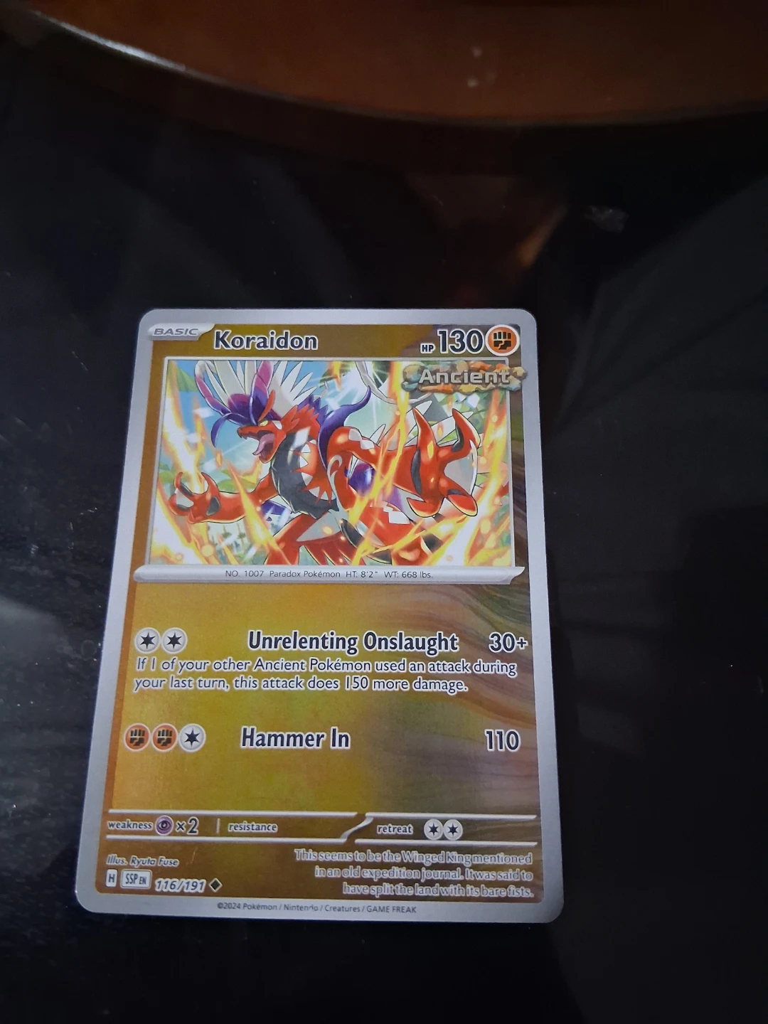 Pokemon Koraidon Card