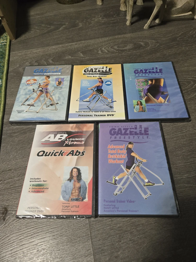 Tony Little Gazelle & Ab Lounge Personal Trainer DVD Collection