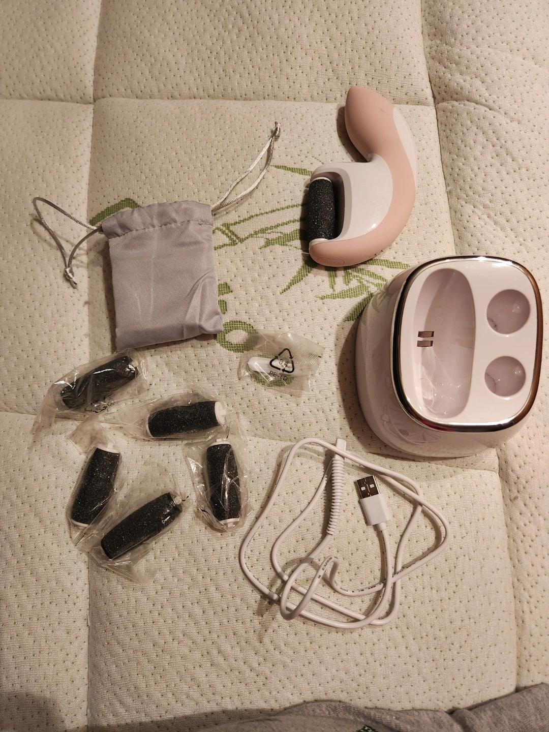 Electric Foot File Callus Remover Set