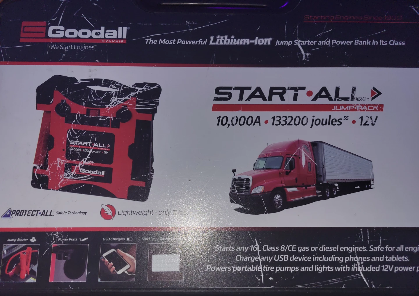 Goodall START-ALL 10,000A Jump Starter and Power Bank
