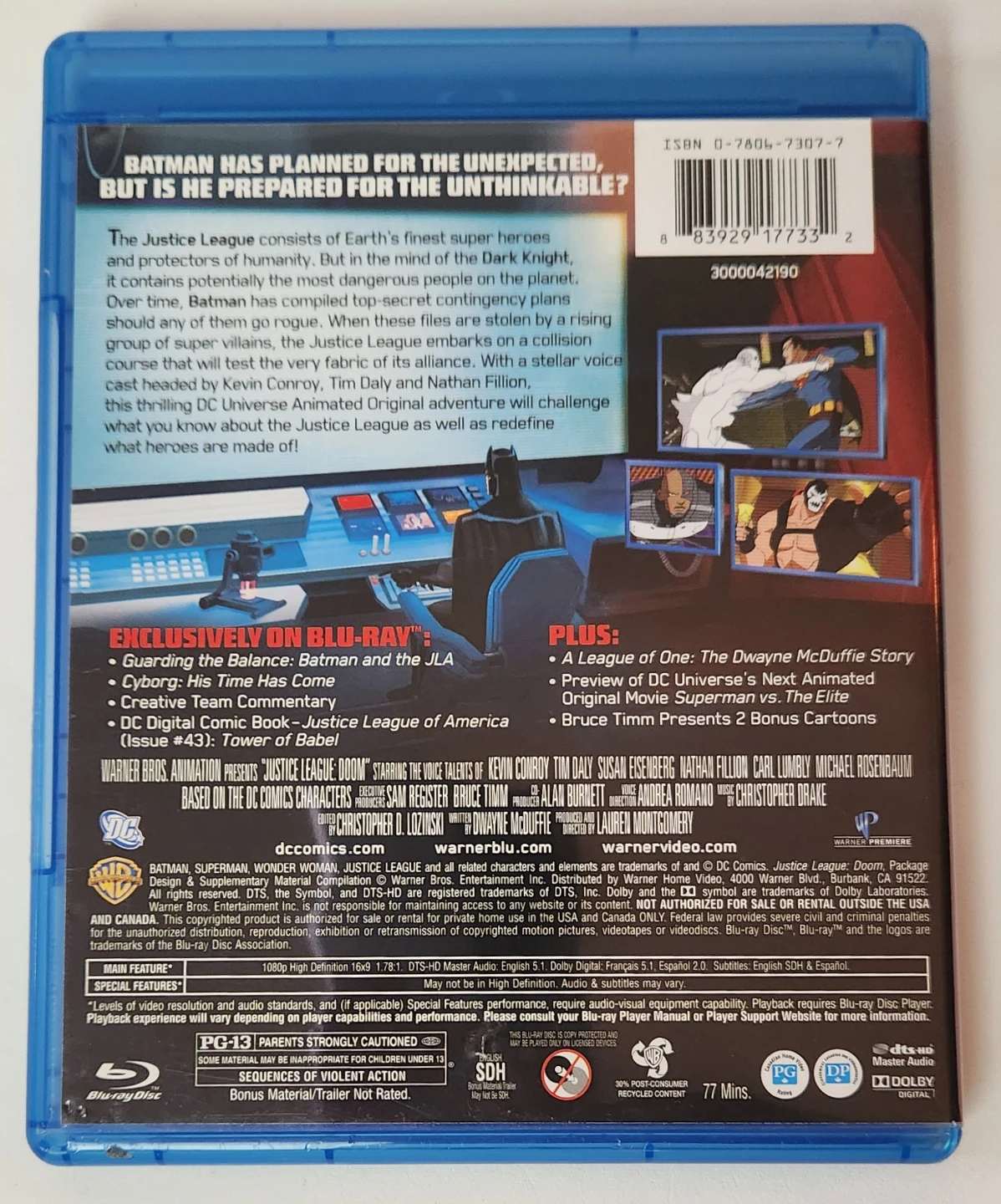 Justice League: DOOM Blu Ray - photo 2
