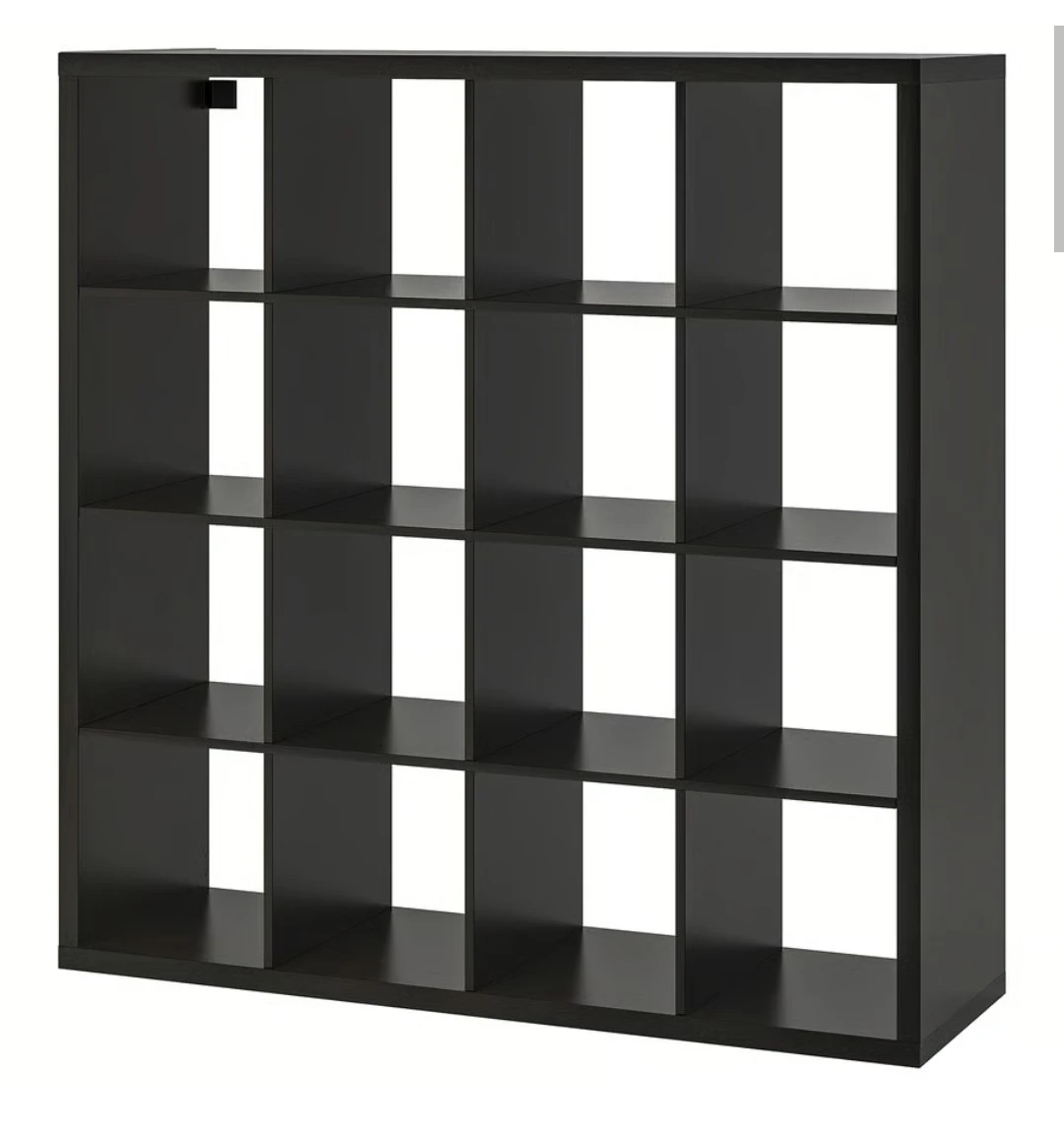 IKEA Kallax Shelf Unit - Black-Brown