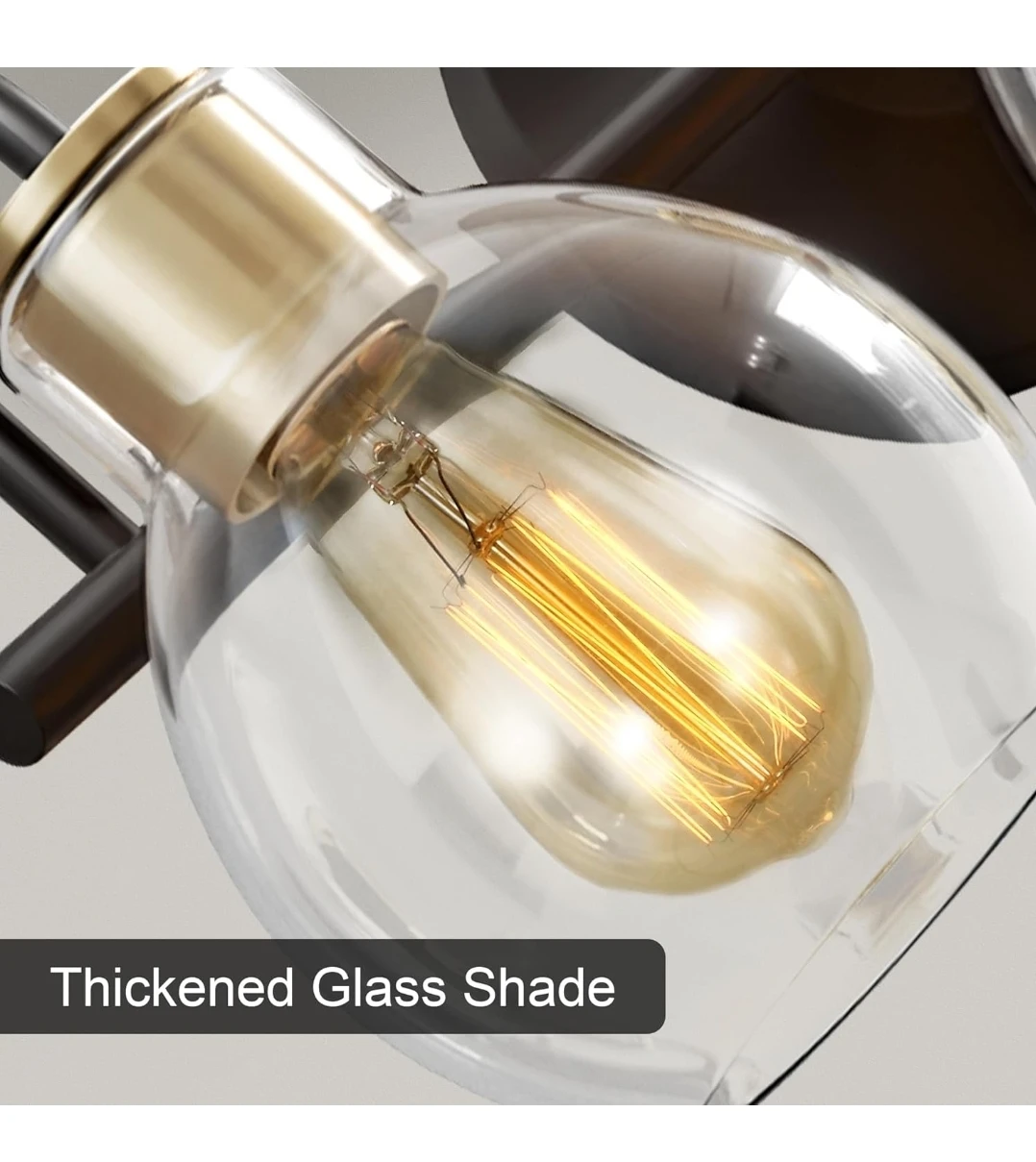Black Gold Vanity Light - photo 4