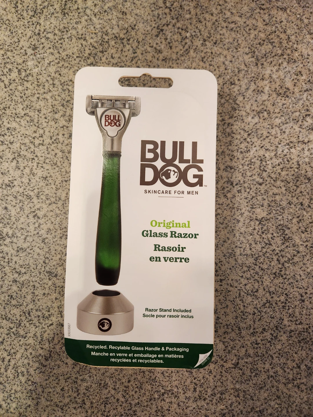 Bulldog Original Glass Razor with Stand