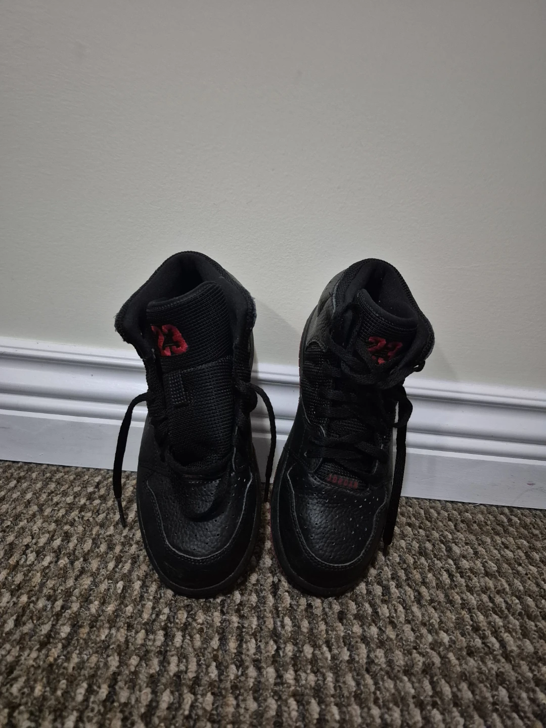 Jordan 23 Black/Red Sneakers