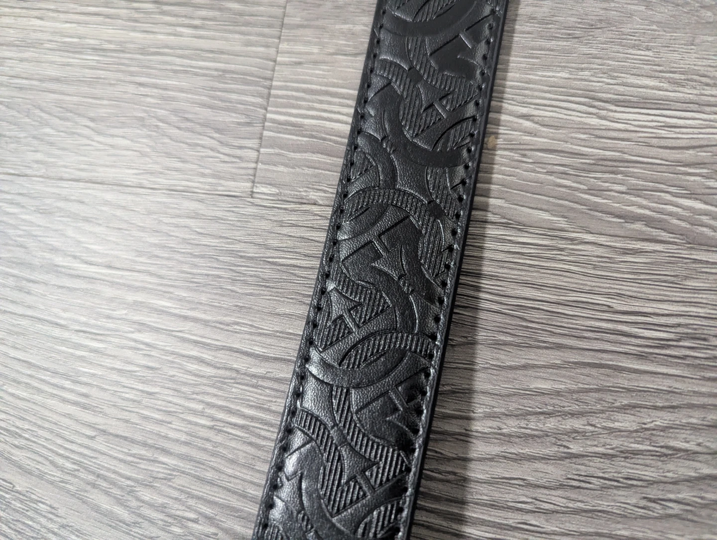 Salvatore Ferragamo Black Leather Belt - photo 3