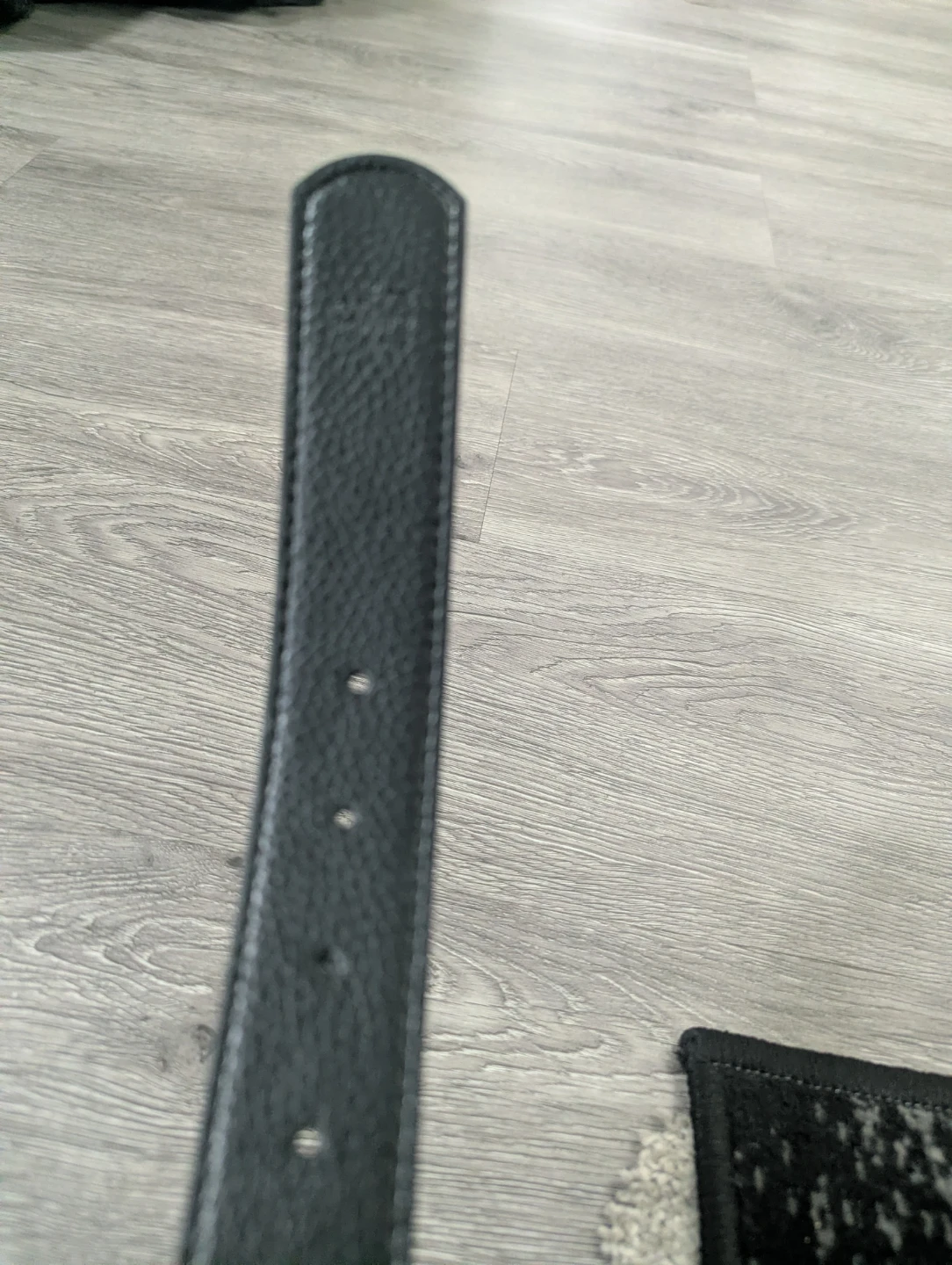 Salvatore Ferragamo Black Leather Belt - photo 5