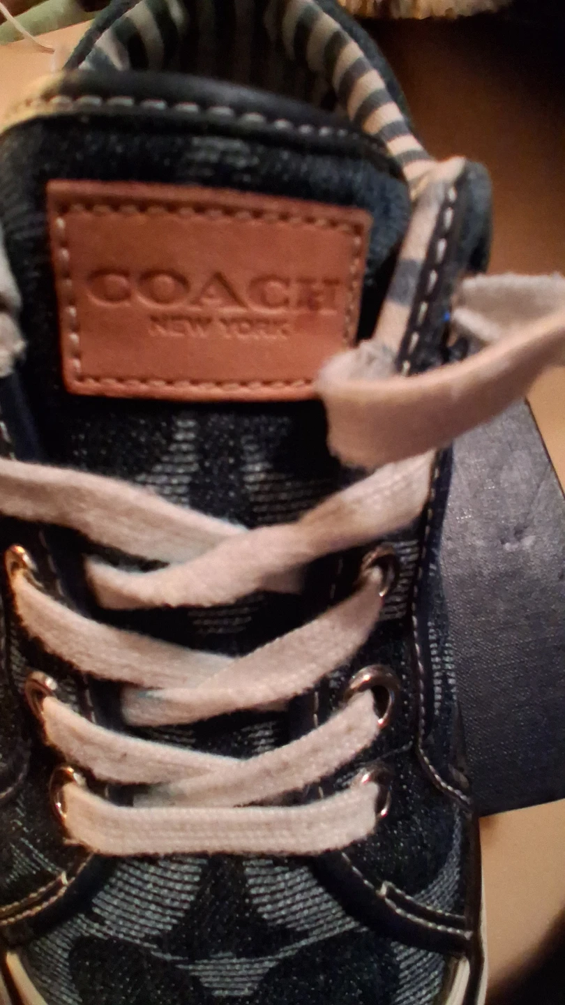 Coach New York Denim Sneakers