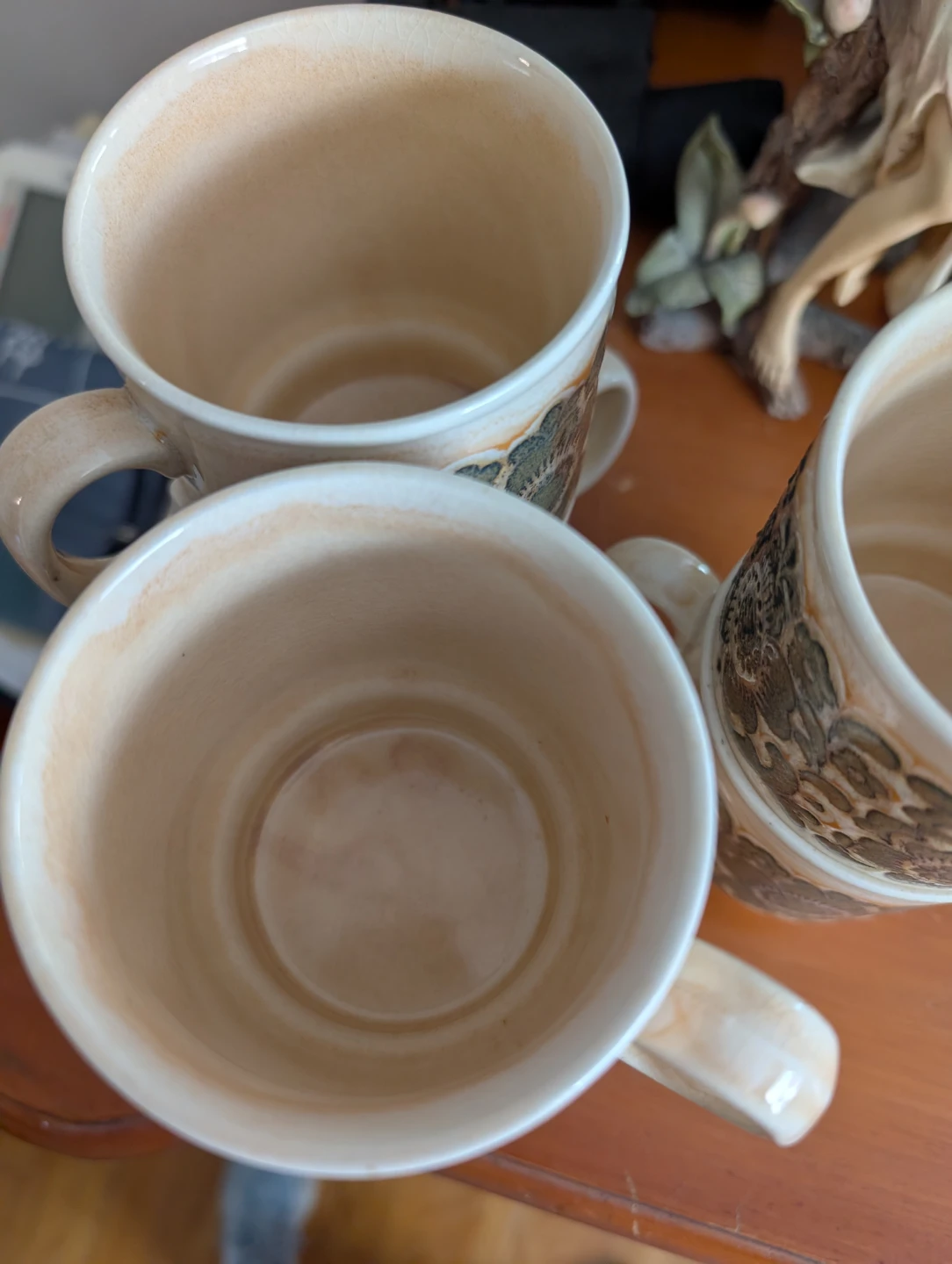 Set of 6 Vintage Mid Winter Pottery Mugs - Made in England - photo 5