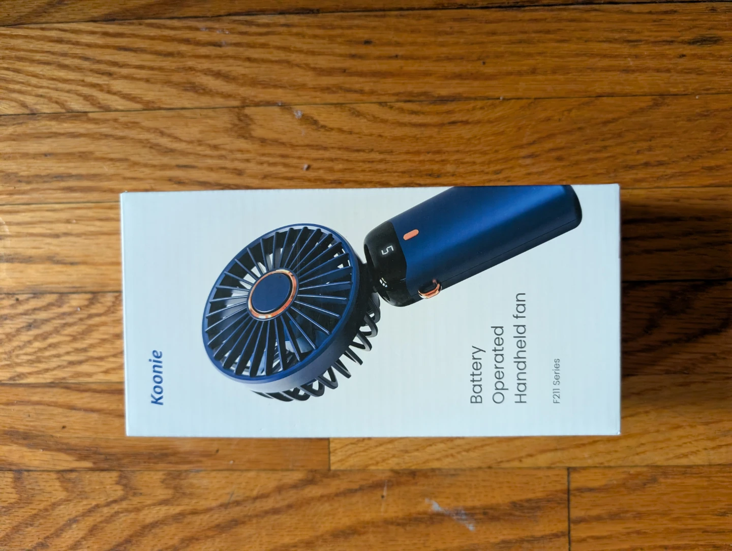 Rechargeable Portable Handheld Mini Fan - Midnight Blue - photo 5
