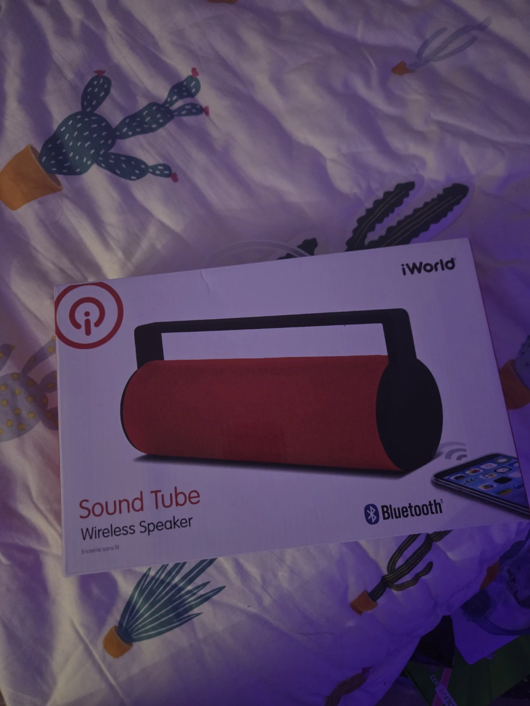 iWorld Sound Tube Wireless Speaker red