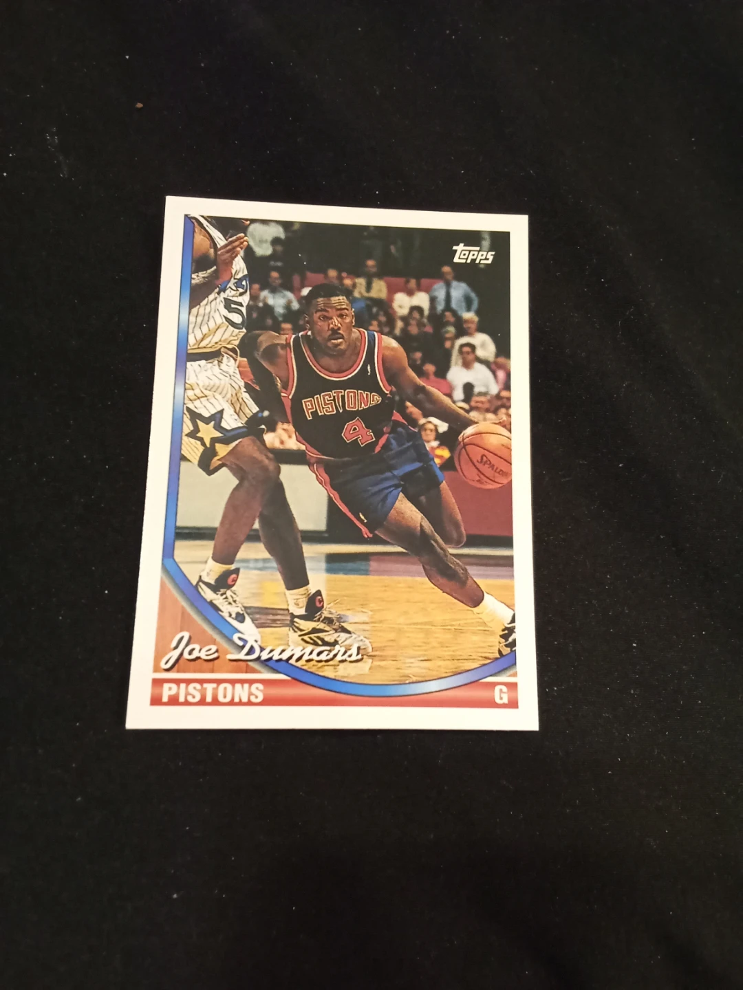 1994 Topps Joe Dumars Detroit Pistons Basketball Card #351