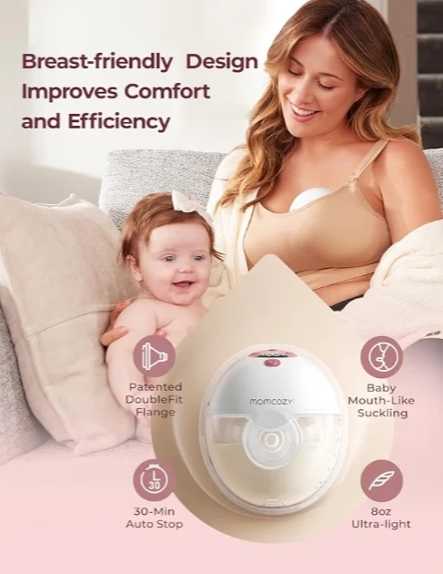 Momcozy M5 Smart Wearable Breast Pump NEW - photo 3