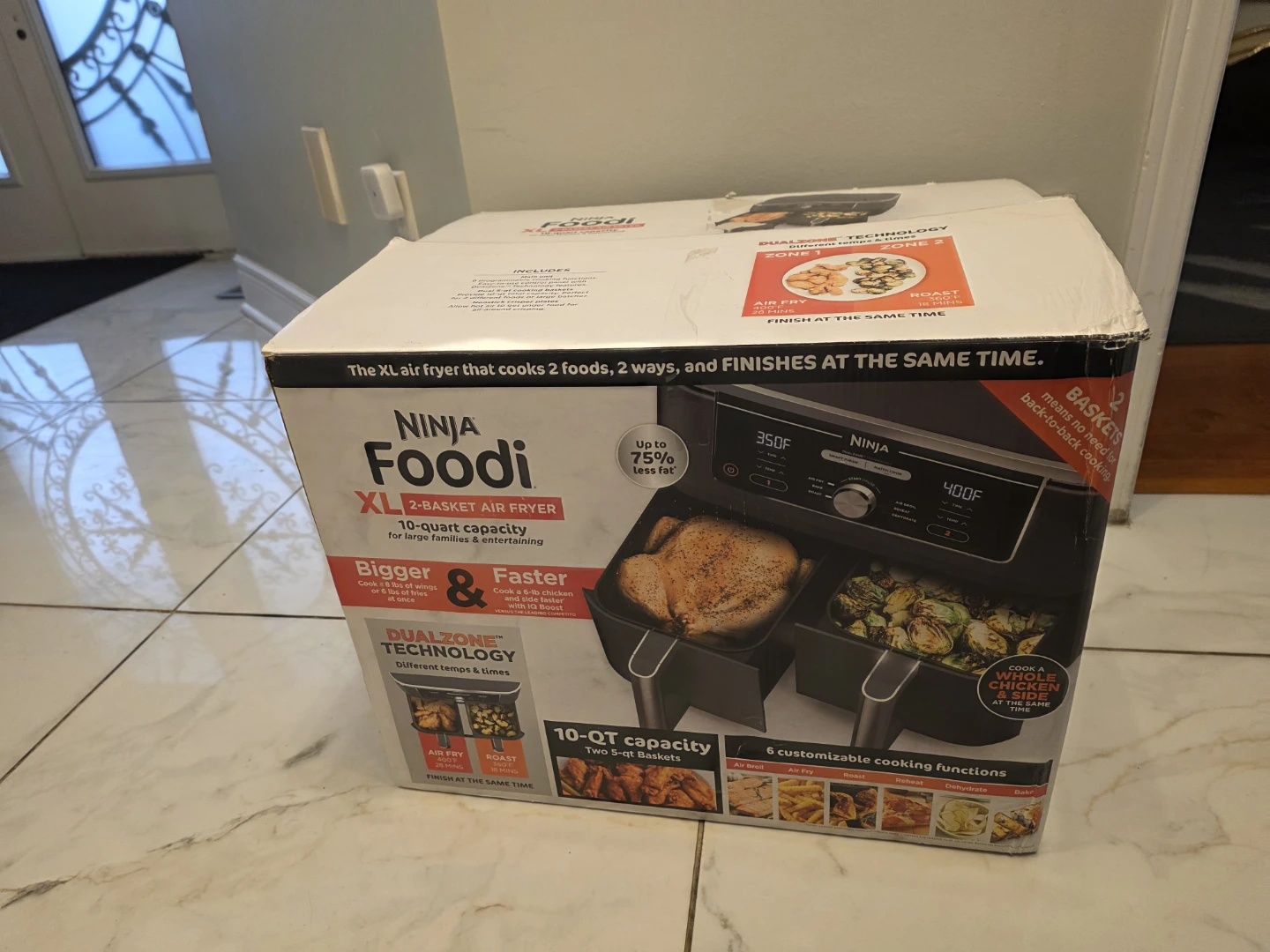 Ninja Foodi XL 2-Basket Air Fryer