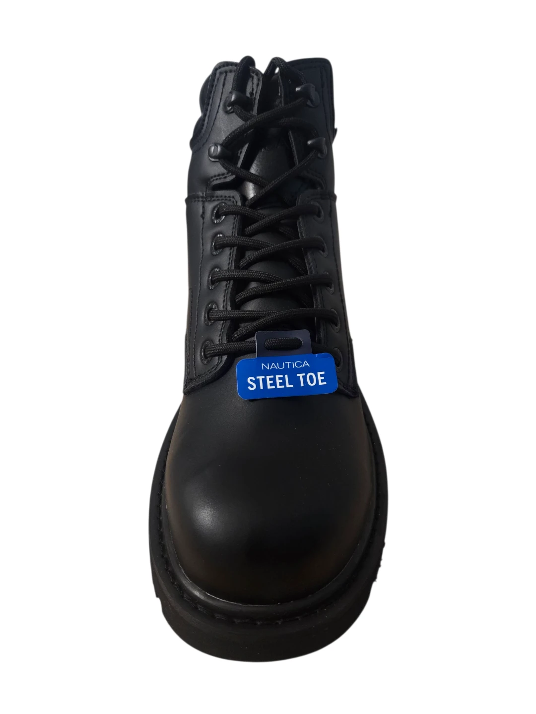 Nautica Steel Toe Work Boots - Black