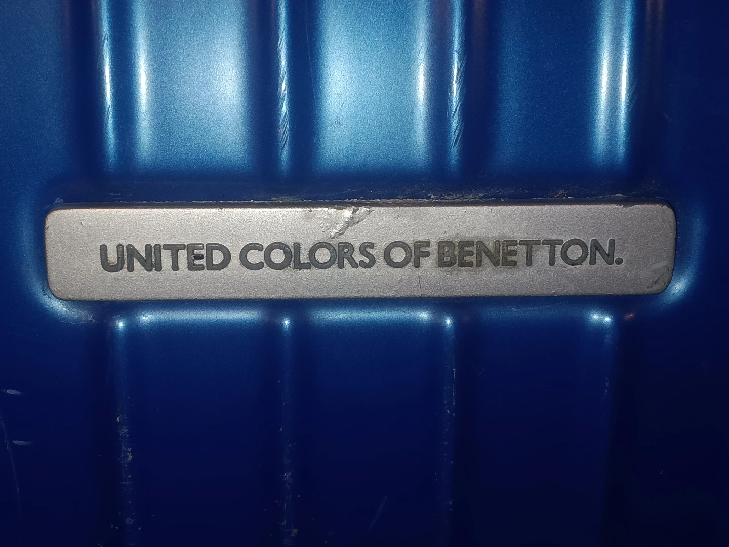 United Colors of Benetton Blue Carry-on Suitcase - photo 2