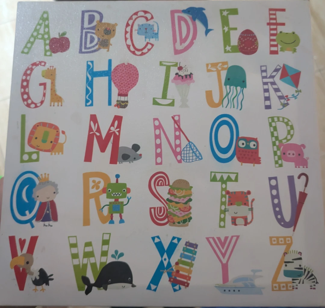 🧡 Kids Alphabet Learning wall art