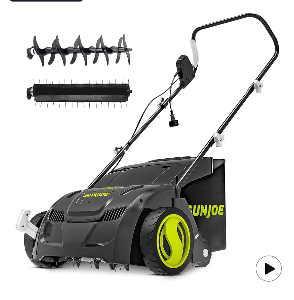 Sun Joe Lawn Scarifier Dethatcher – New