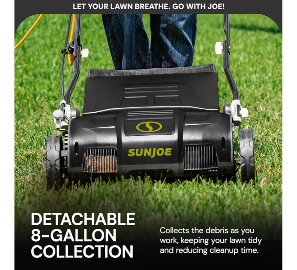 Sun Joe Lawn Scarifier Dethatcher – New - photo 4