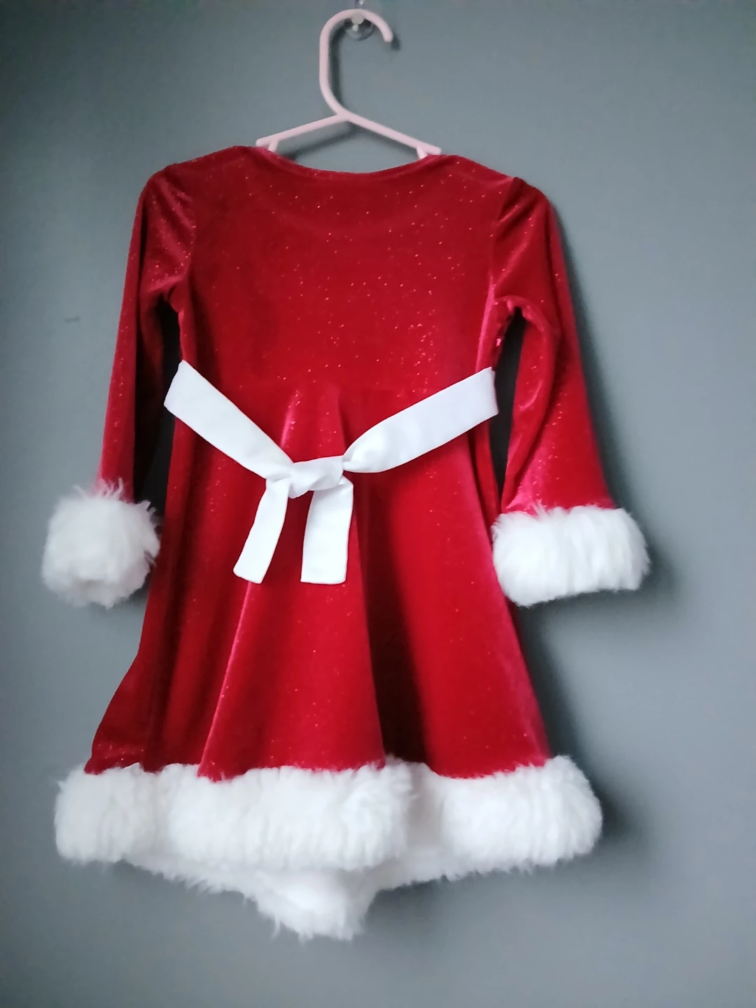 Bonnie Jean Red Velvet Christmas Dress - 2T - photo 3