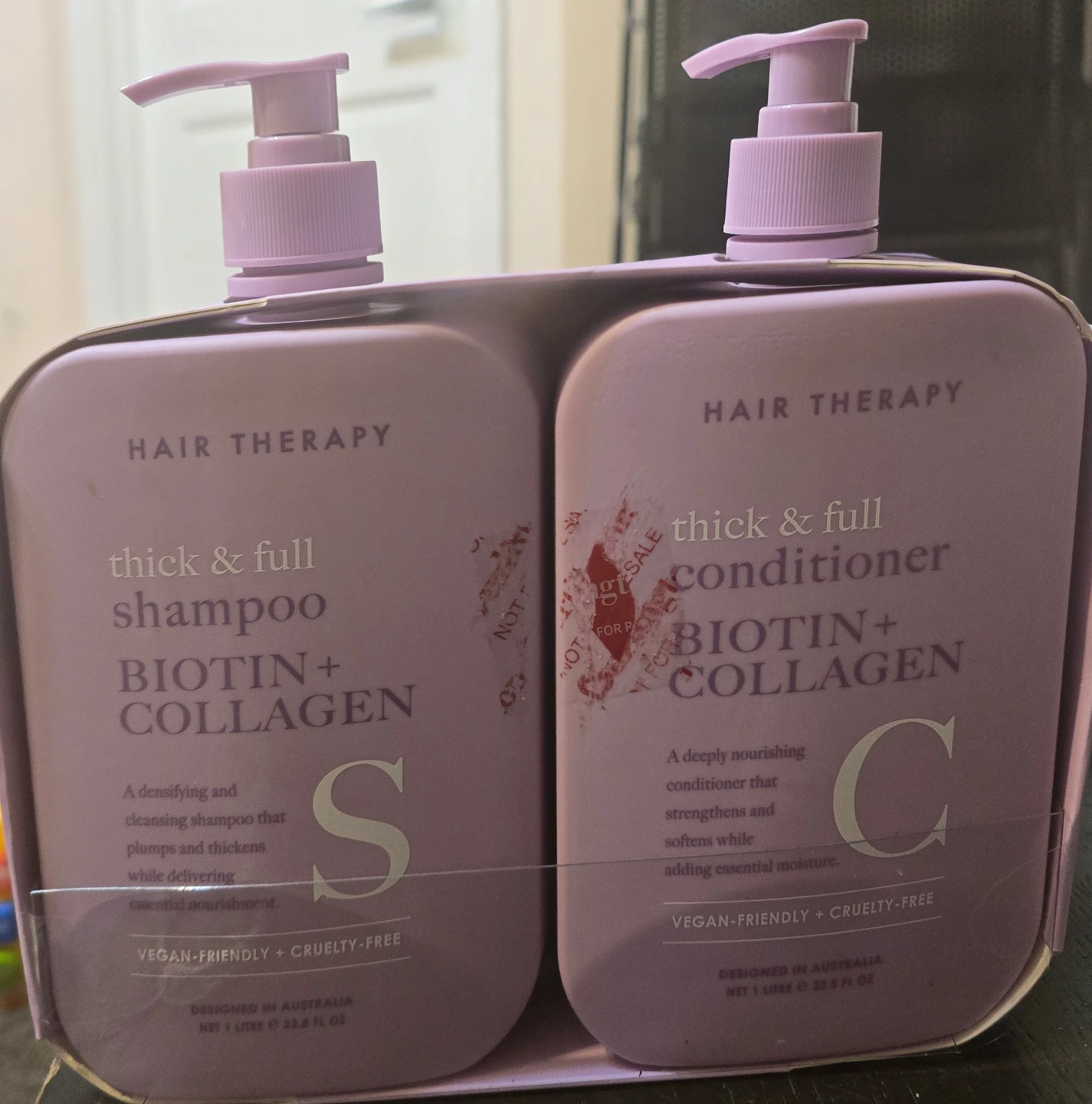 Hair Therapy Thick & Full Shampoo & Conditioner Set